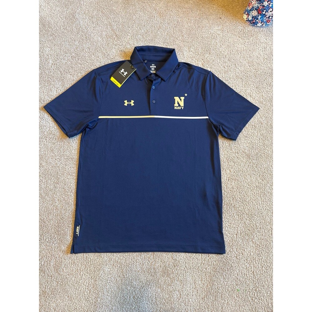 Navy Under Armour Men’s NWT Athletic Polo Size Medium